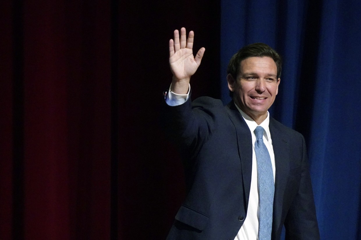 Ron DeSantis during the North Carolina Republican Party Convention in Greensboro, N.C.