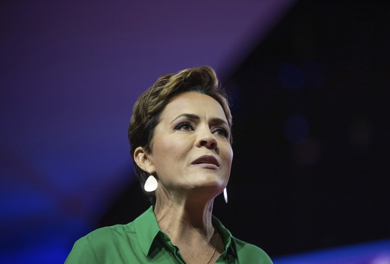 Kari Lake at the Conservative Political Action Conference, in Washington, D.C.