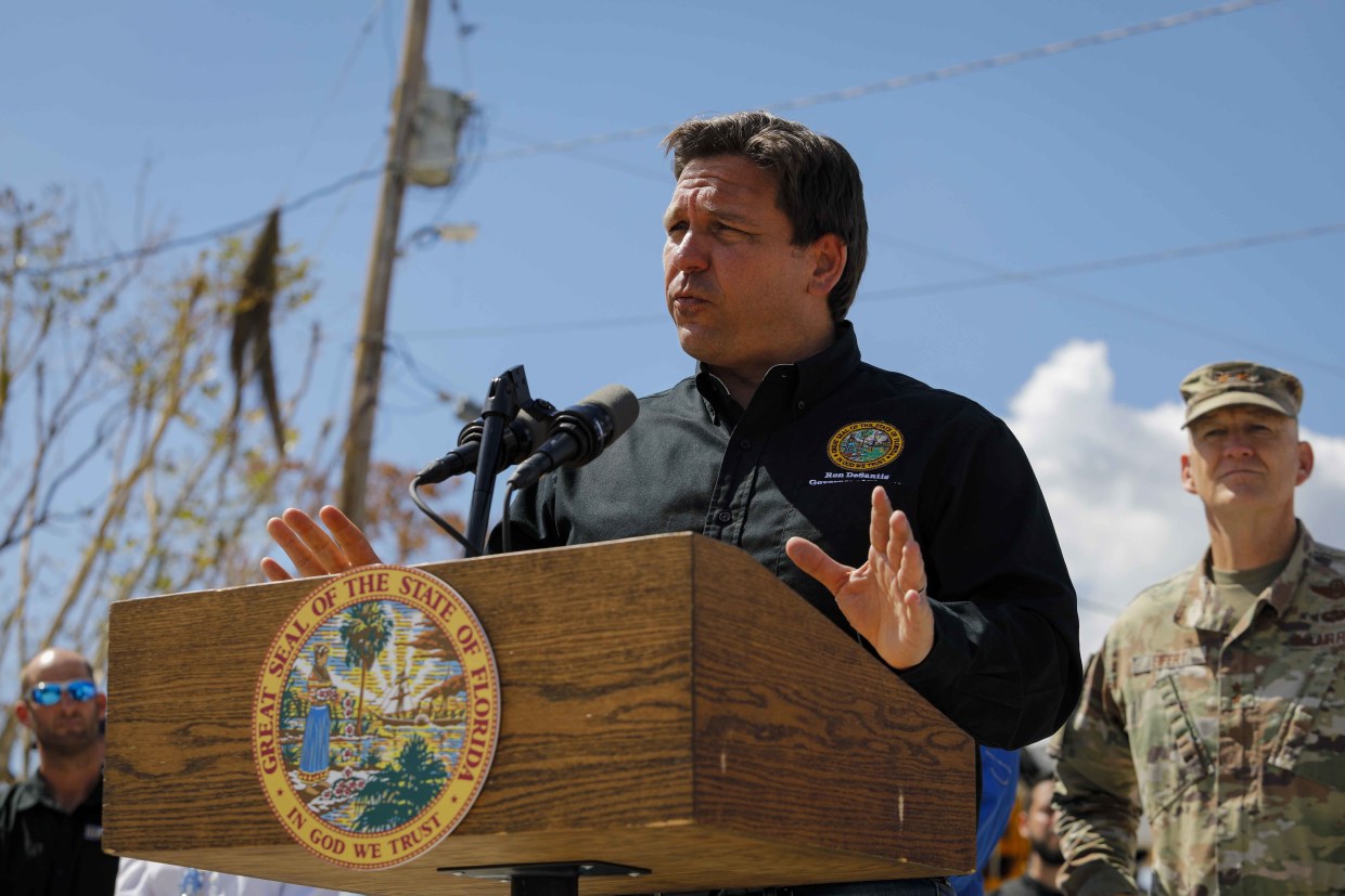 Florida Governor Ron DeSantis Holds News Conference