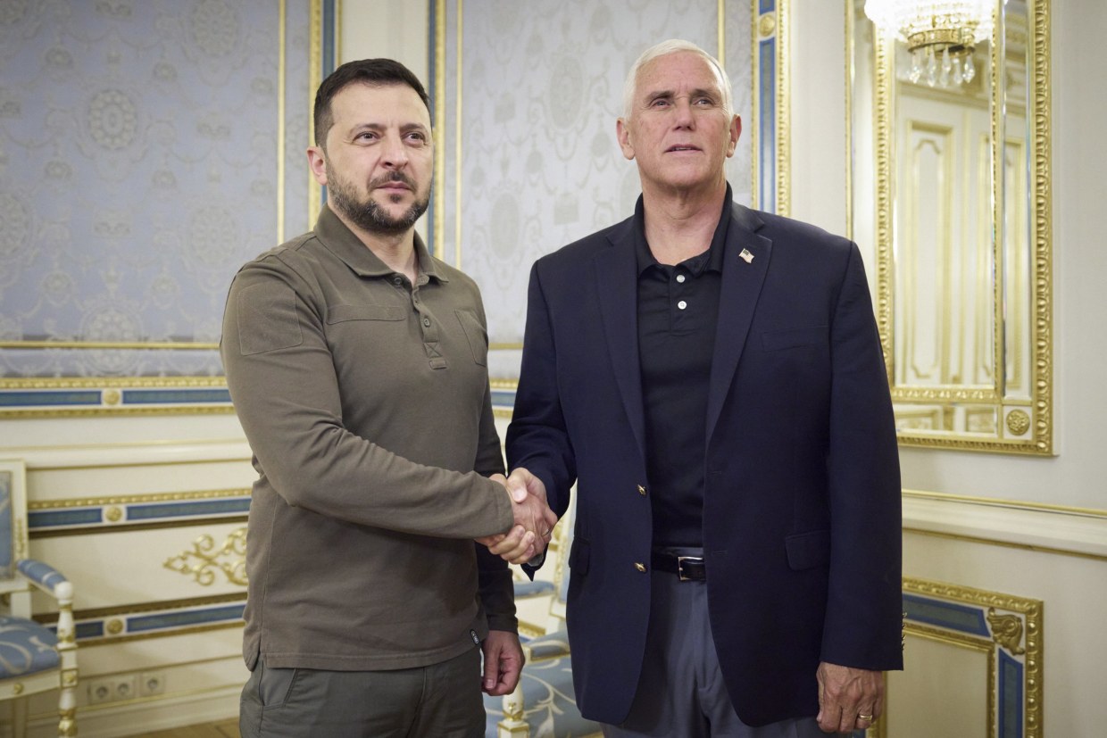 Pence Zelenskyy Ukraine Visit