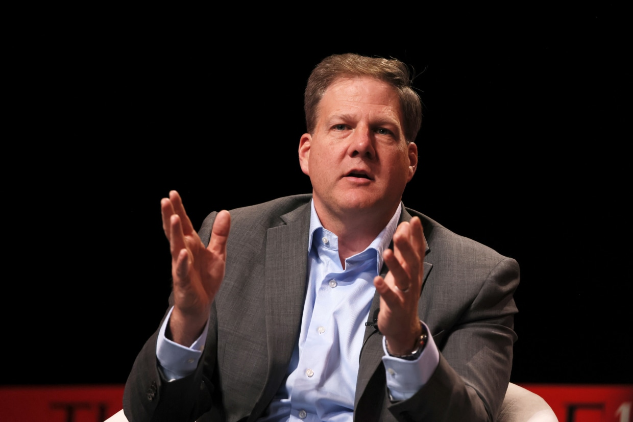 Gov. Chris Sununu speaks at the TIME100 Summit at Jazz at Lincoln Center in New York