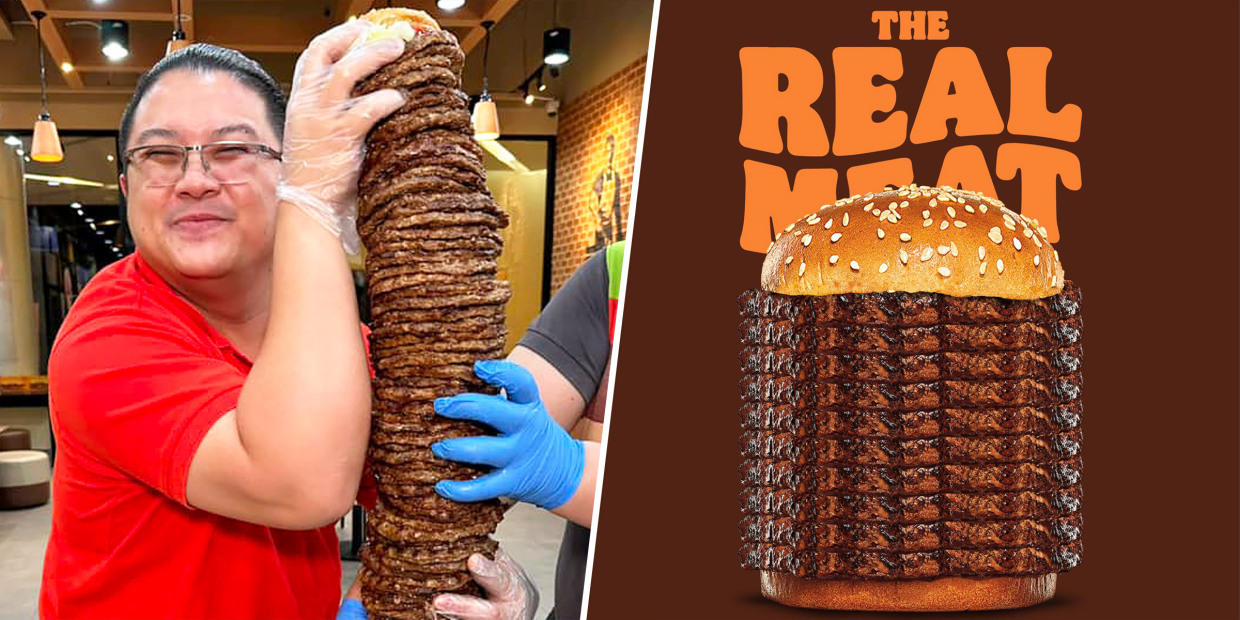 Burger King Thailand debuts 'Real Meat Burger' with only meat