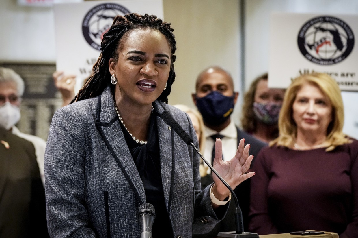 State Rep. Fentrice Driskell on Nov. 15, 2021, at the Capitol in Tallahassee, Fla. 
