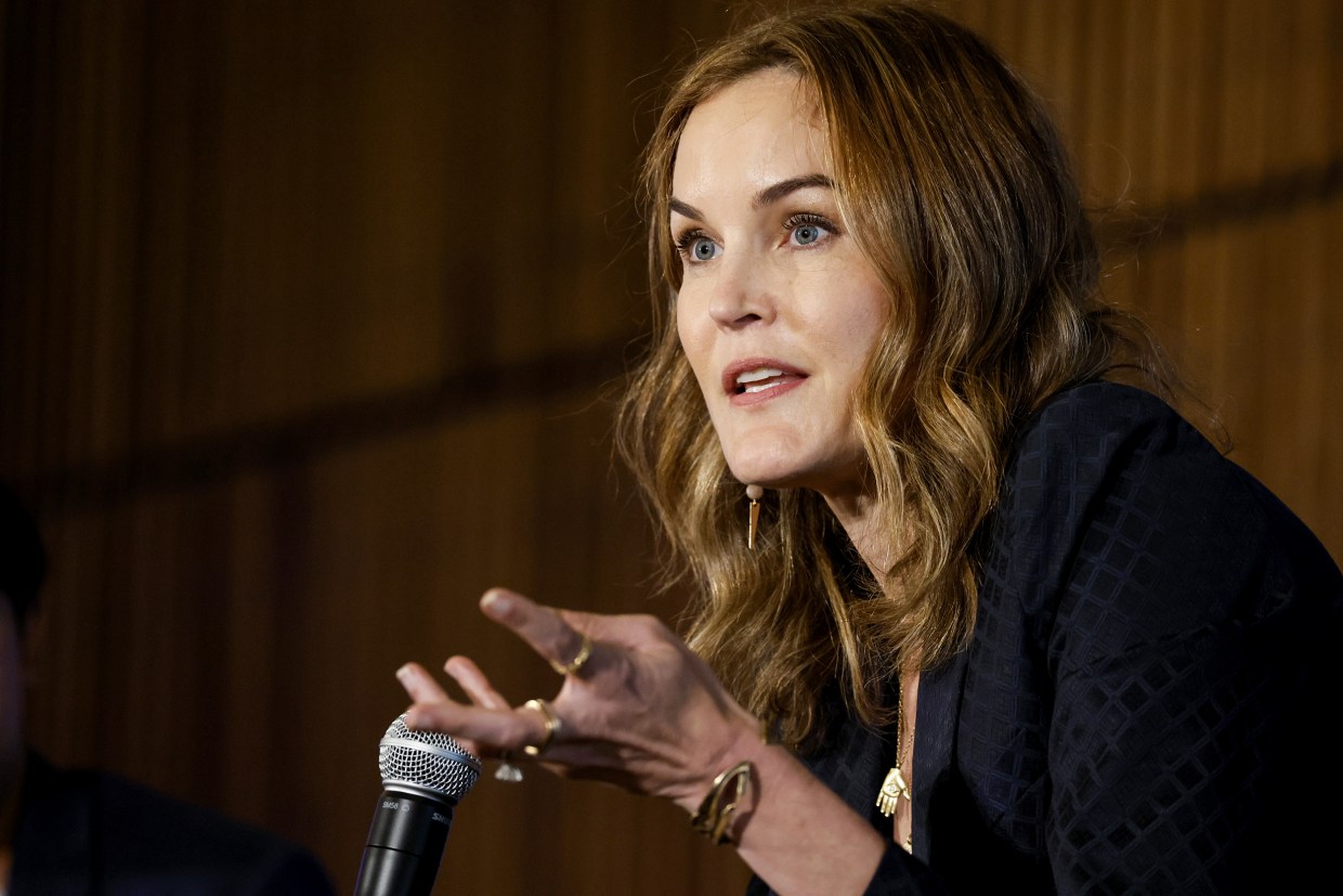 Senate candidate Lexi Reese in Monterey Park, Calif., on Sept. 8, 2023.