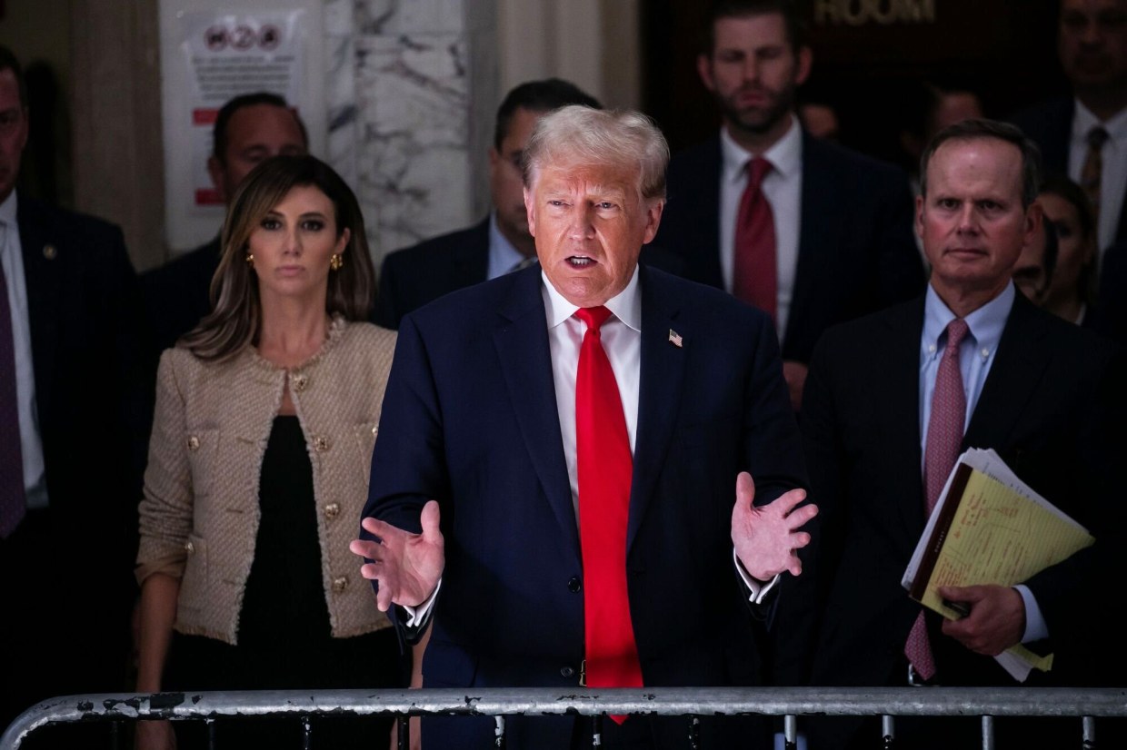 Image: Former President Donald Trump's New York Civil Fraud Trial