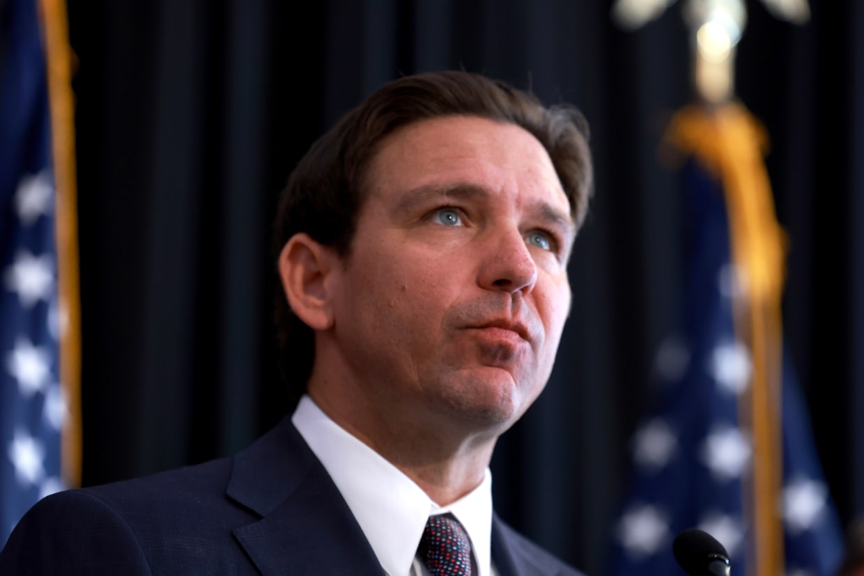 Ron DeSantis during a campaign event in Tampa, Fla.
