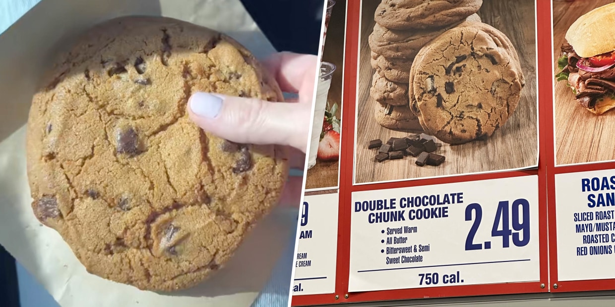 Costco&rsquo;s Double Chocolate Chunk Cookie Has Entered The Food Court