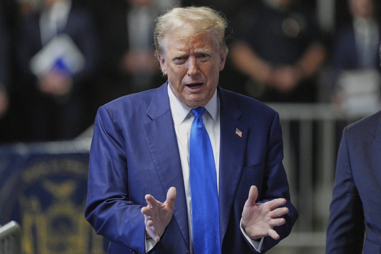 Trump likens the Biden administration to the 'Gestapo' at a private donor event