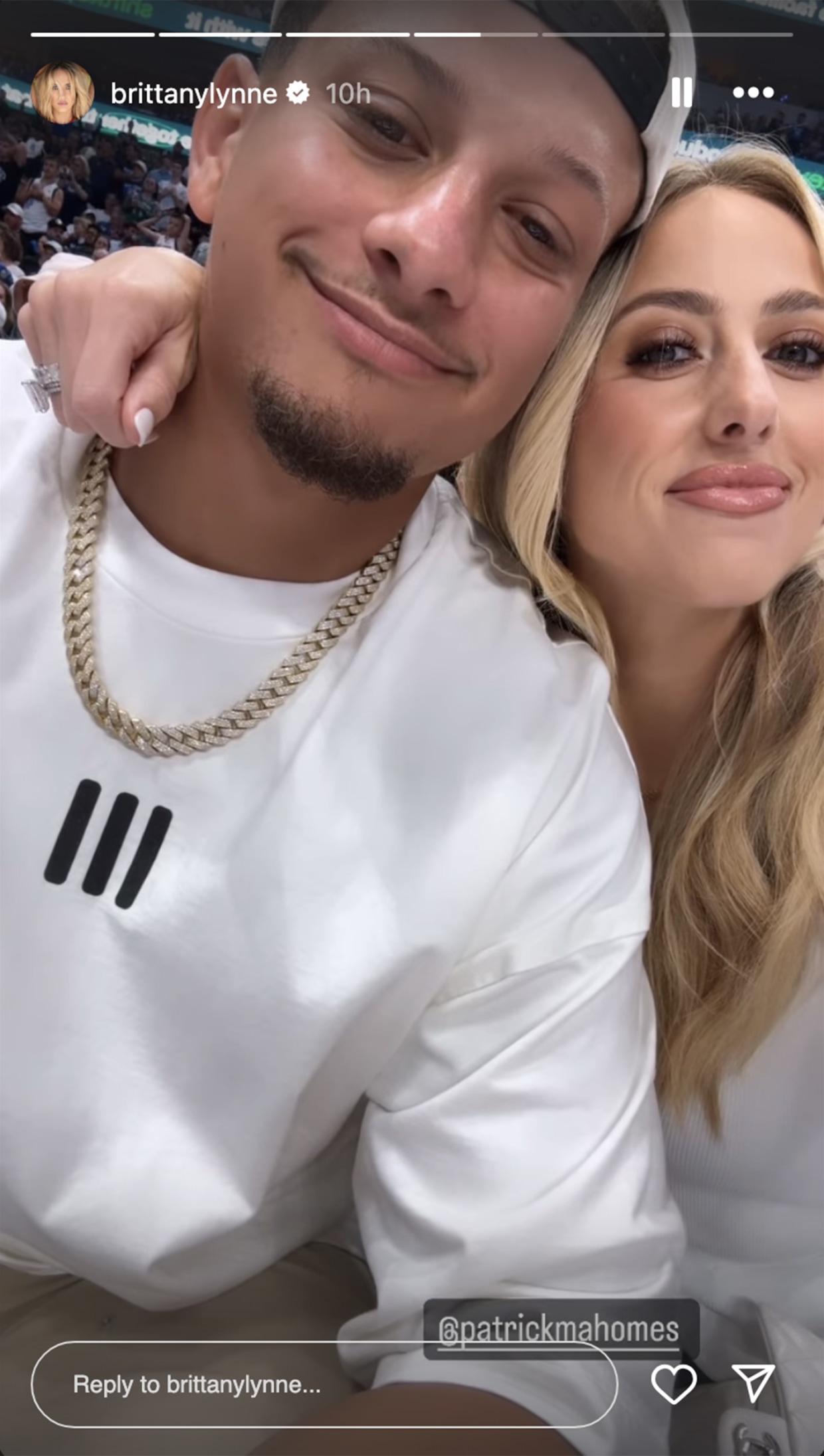 Patrick and Brittany Mahomes