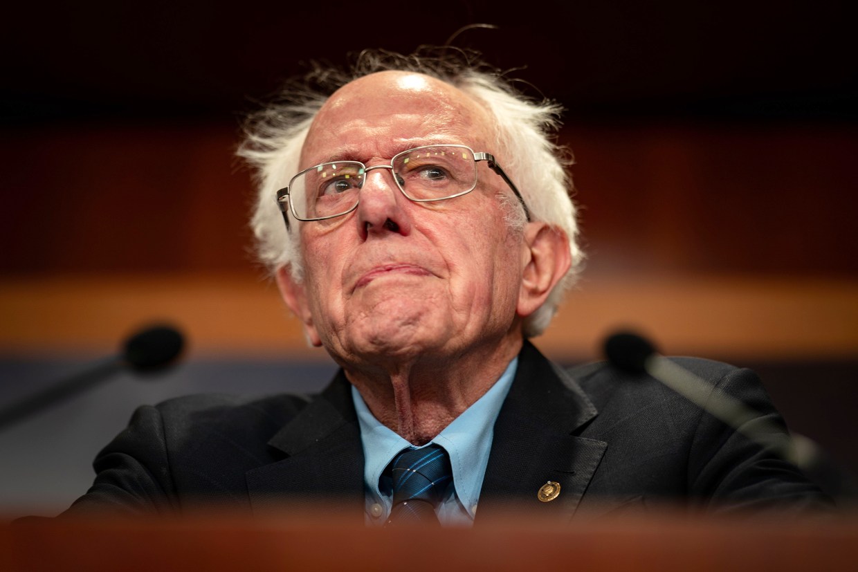 Sen. Bernie Sanders says he'll work hard to elect Harris — but he isn't endorsing her just yet