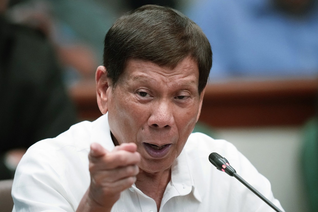 Former Philippine leader Rodrigo Duterte confirms existence of 'death squad'