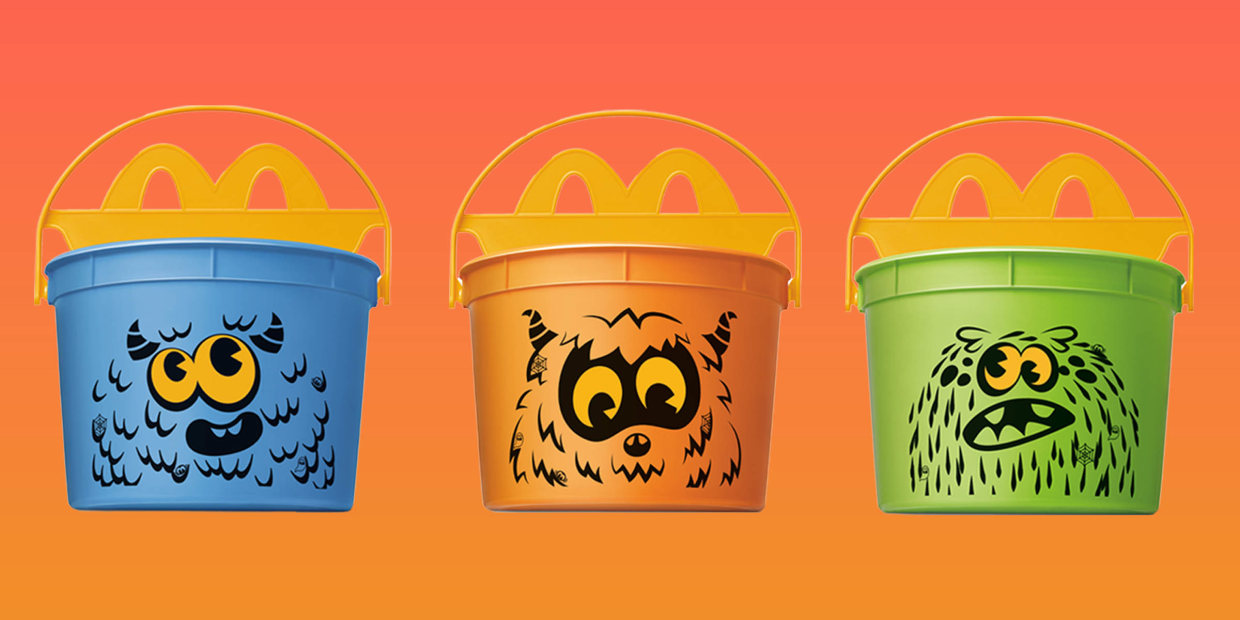 Mcdonalds happy meal halloween buckets online