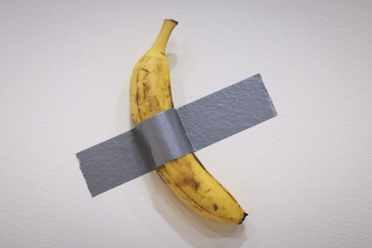 Art world reacts to $6 million banana artwork 'Comedian' as market