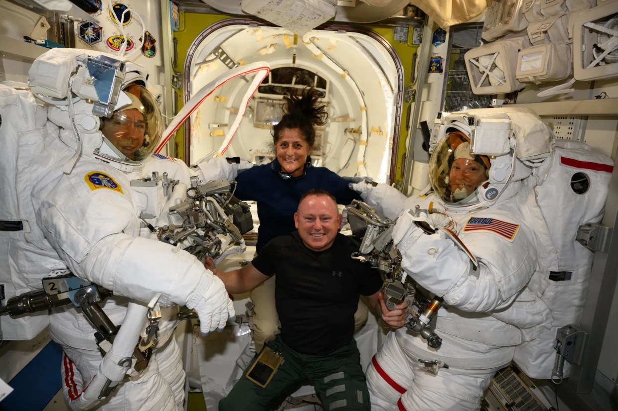 The space station has seen the arrival of more than 270 people. NASA astronauts Butch Wilmore and Suni Williams arrived on June 6.