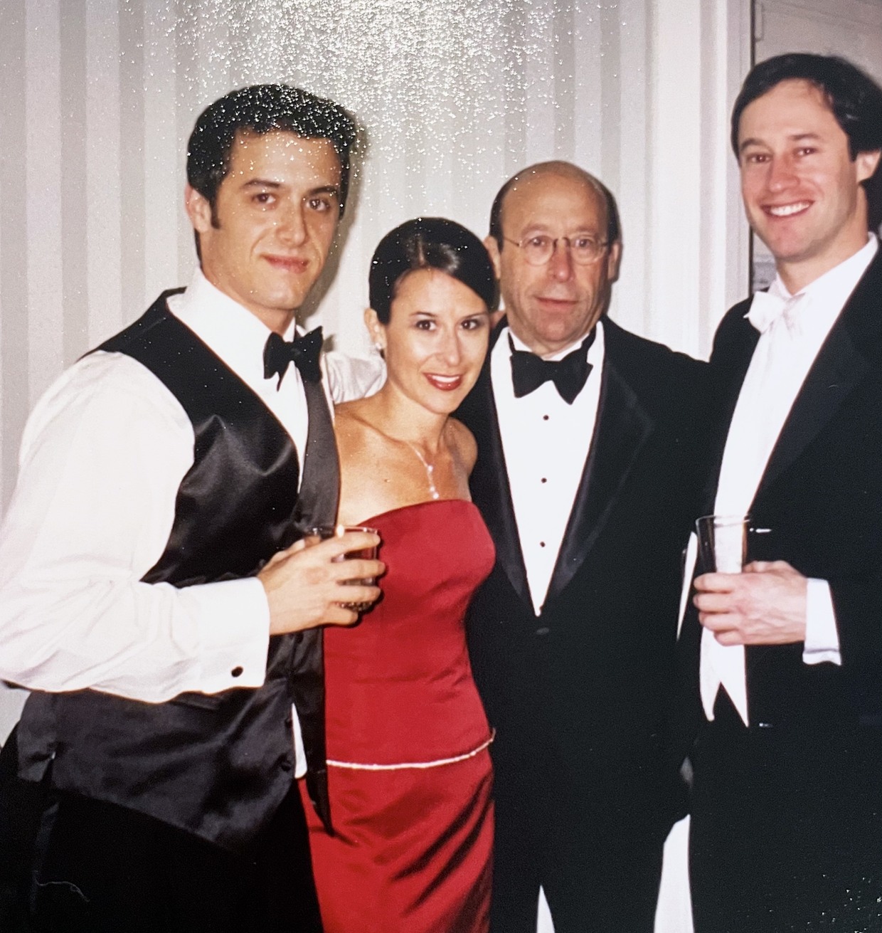 Allison Winn Scotch pictured in the dress at her brother's wedding in 2003.