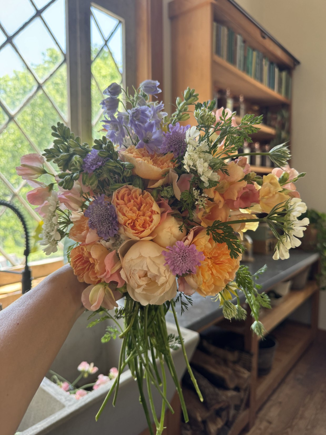 Joanna Gaines created the bouquets and boutonnieres for prom.