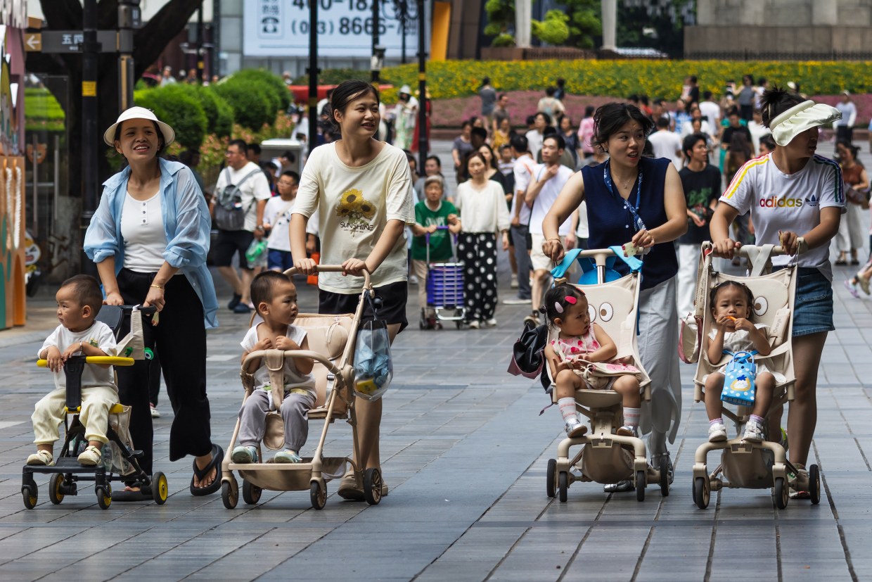 China unveils child care subsidies in push to boost fertility