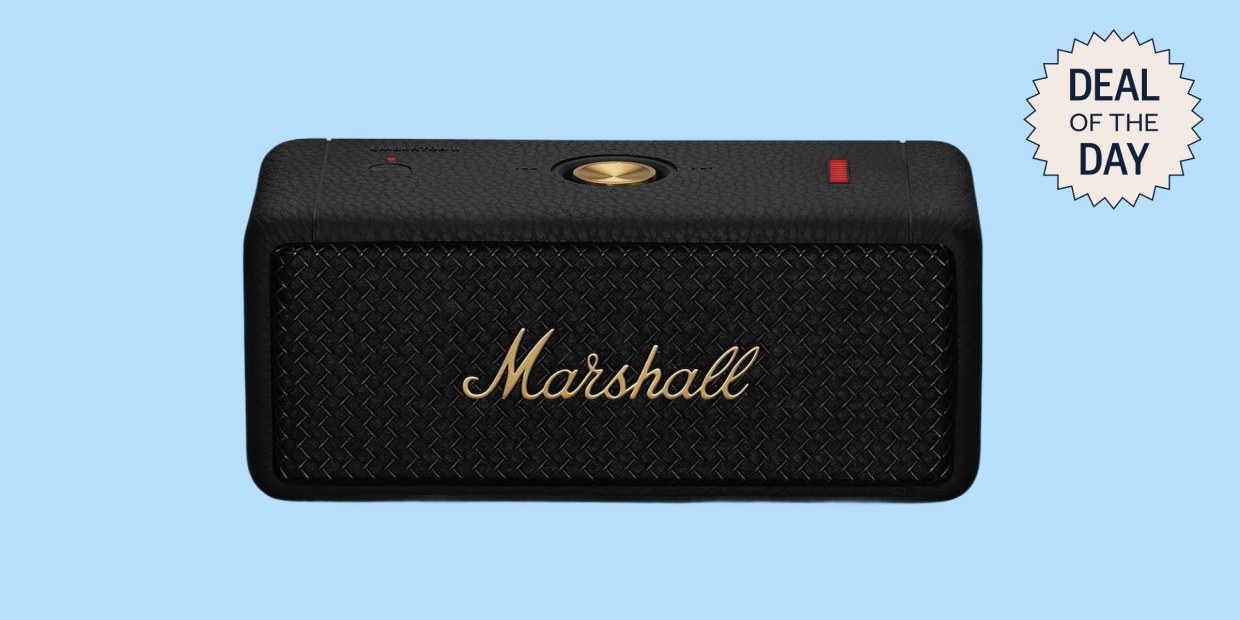 【新品未開封】Marshall, EMBERTON Ⅱ BLACK&BRASS Amazon.com: Marshall Emberton II Portable Bluetooth Speaker