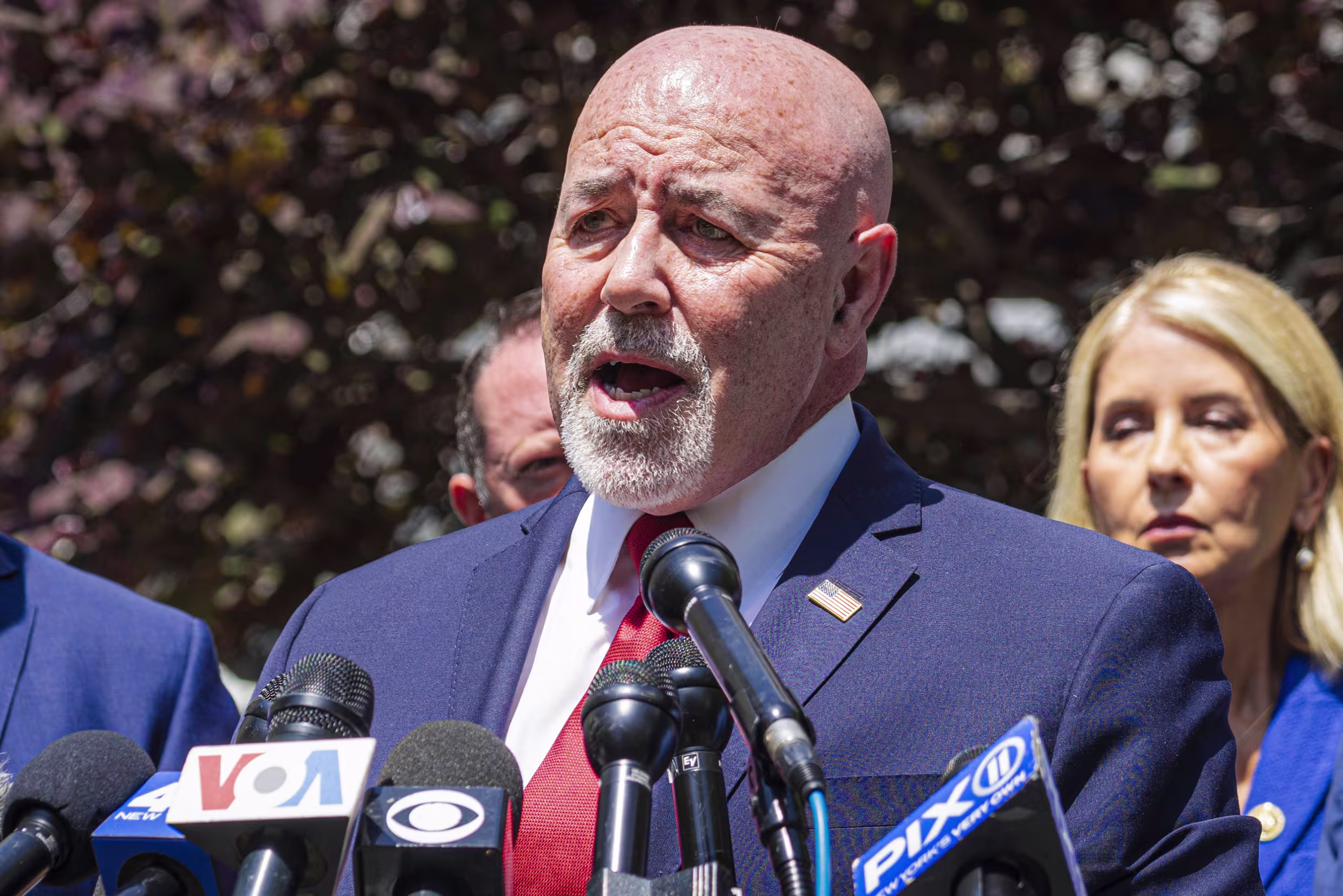 Former NYPD Commissioner Bernard Kerik in New York City in 2024.