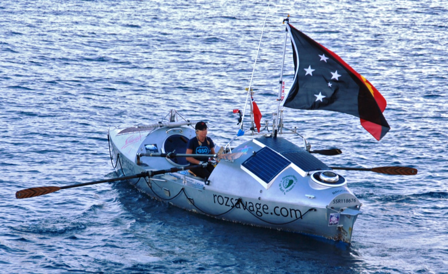 Briton first woman to row across the Pacific