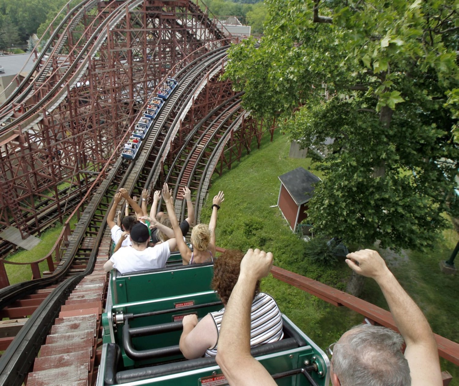 Jack Rabbit Roller Coaster Ride in Pittsburgh