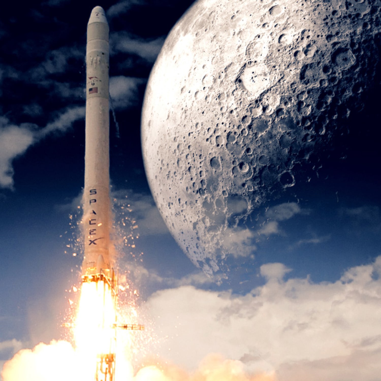 SpaceX sells its first ticket for a moon launch SpaceX sells its first ticket for a moon launch