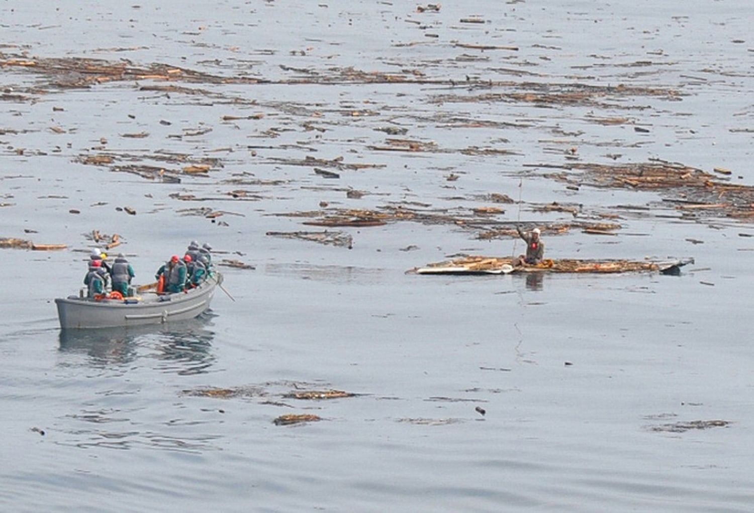 Man rescued from sea 9 miles off Japan coast