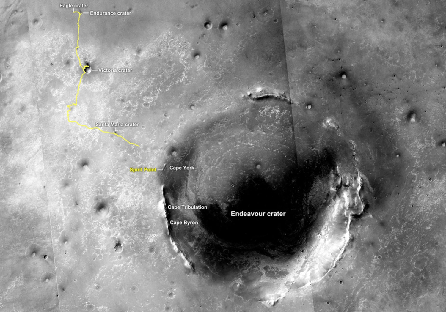 Mars Exploration Rover Mission: Spirit Traverse Maps