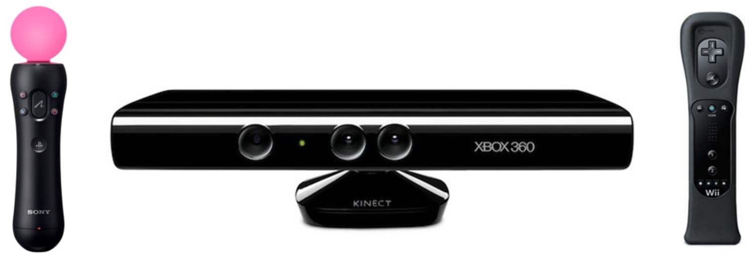 Kinect vs. Move vs. Wii: Fight!