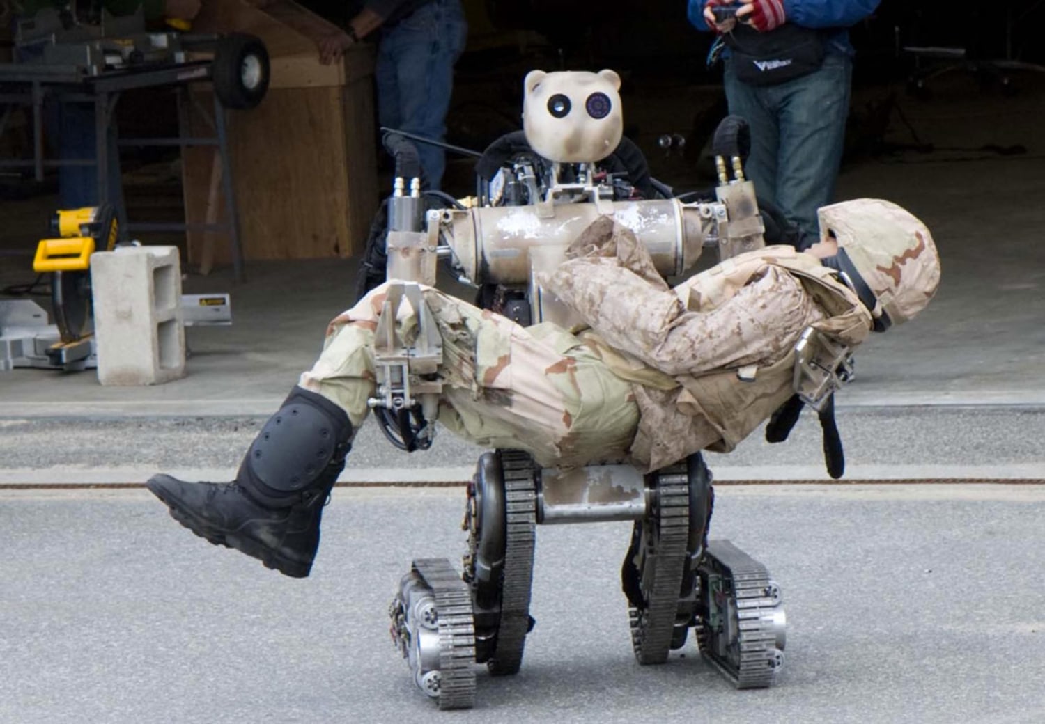 Military humanoid robots the driver's seat
