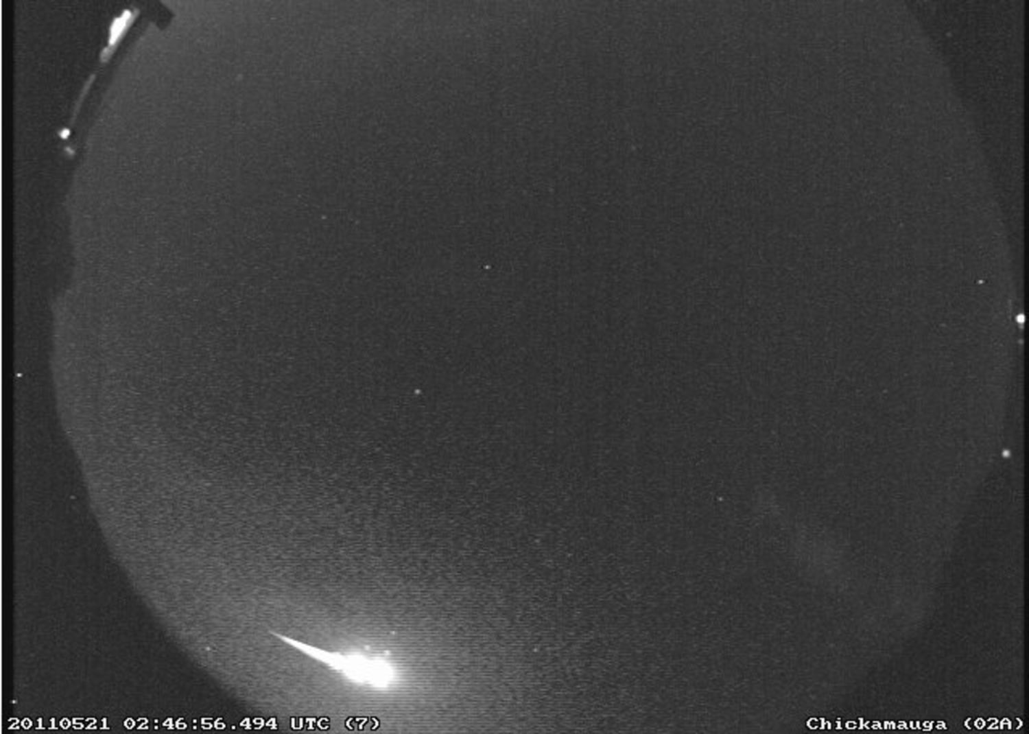 Man-size meteor lights up Georgia sky