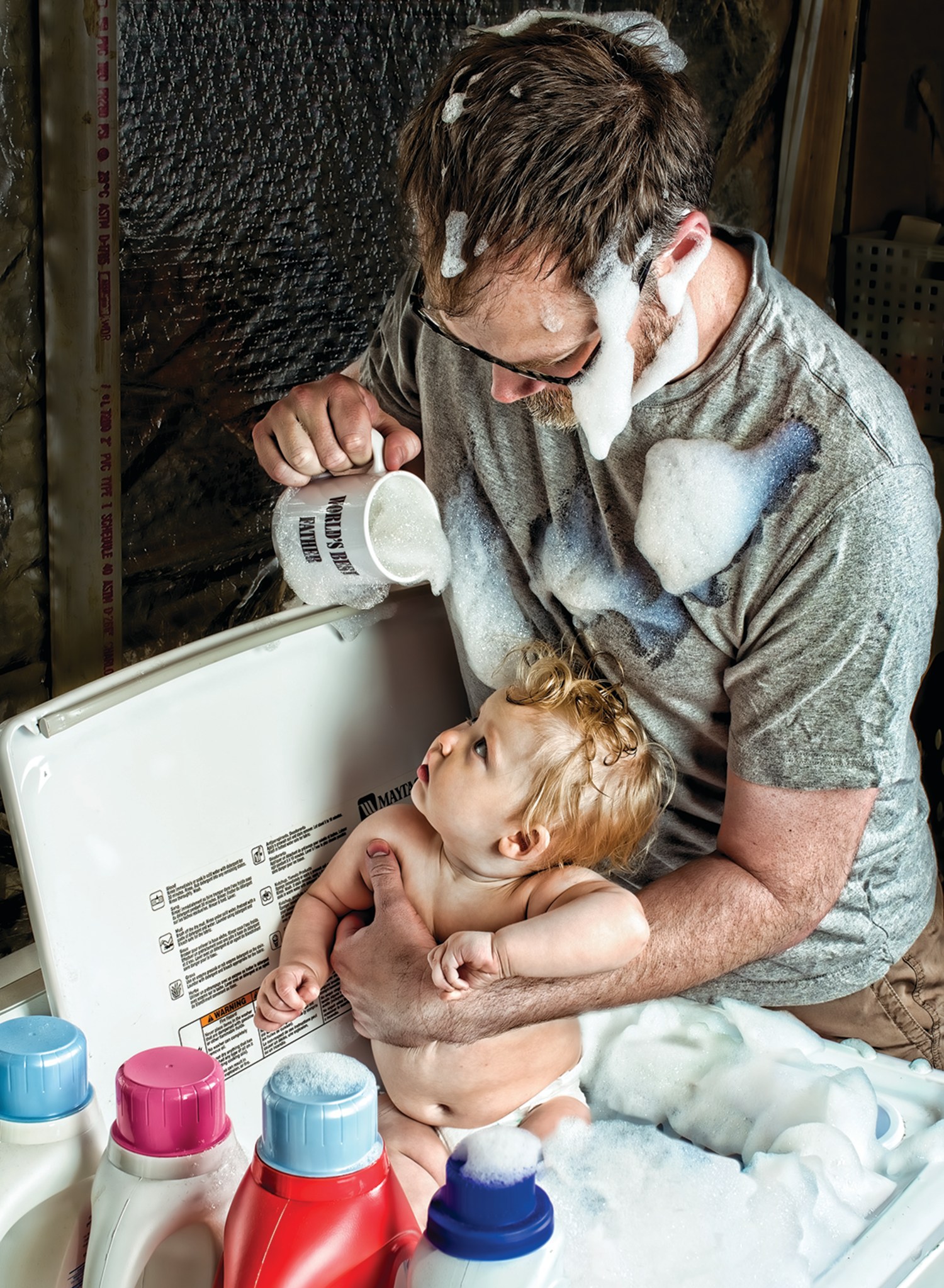 Funniest daddy takes hotsell care of baby