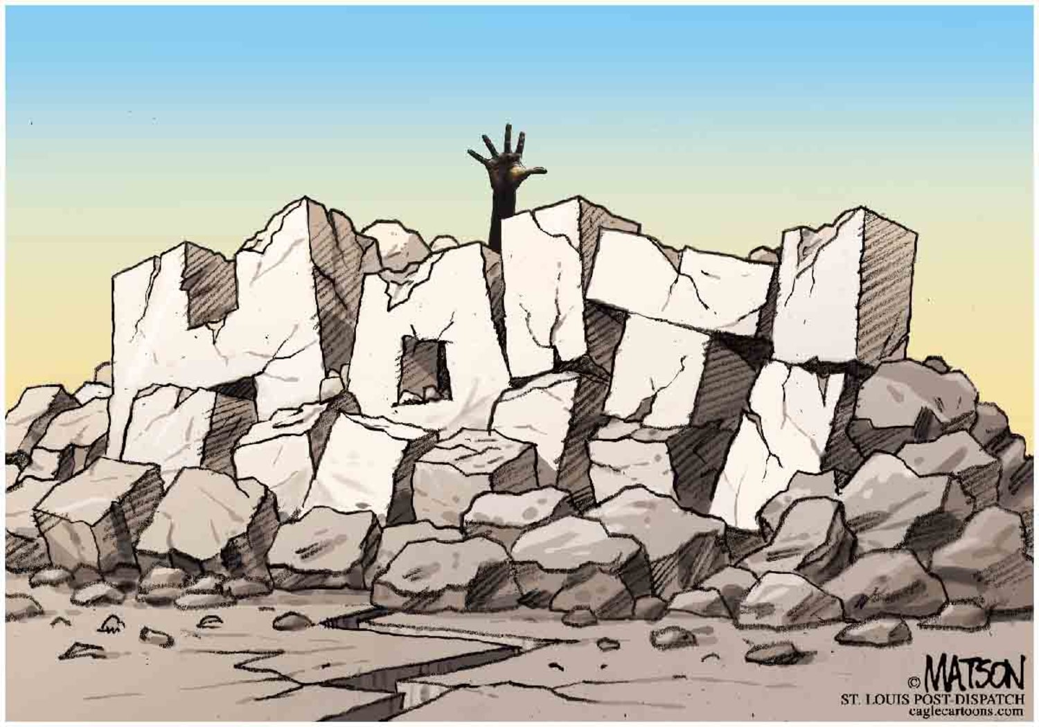 Editorial cartoons: Quake in Haiti