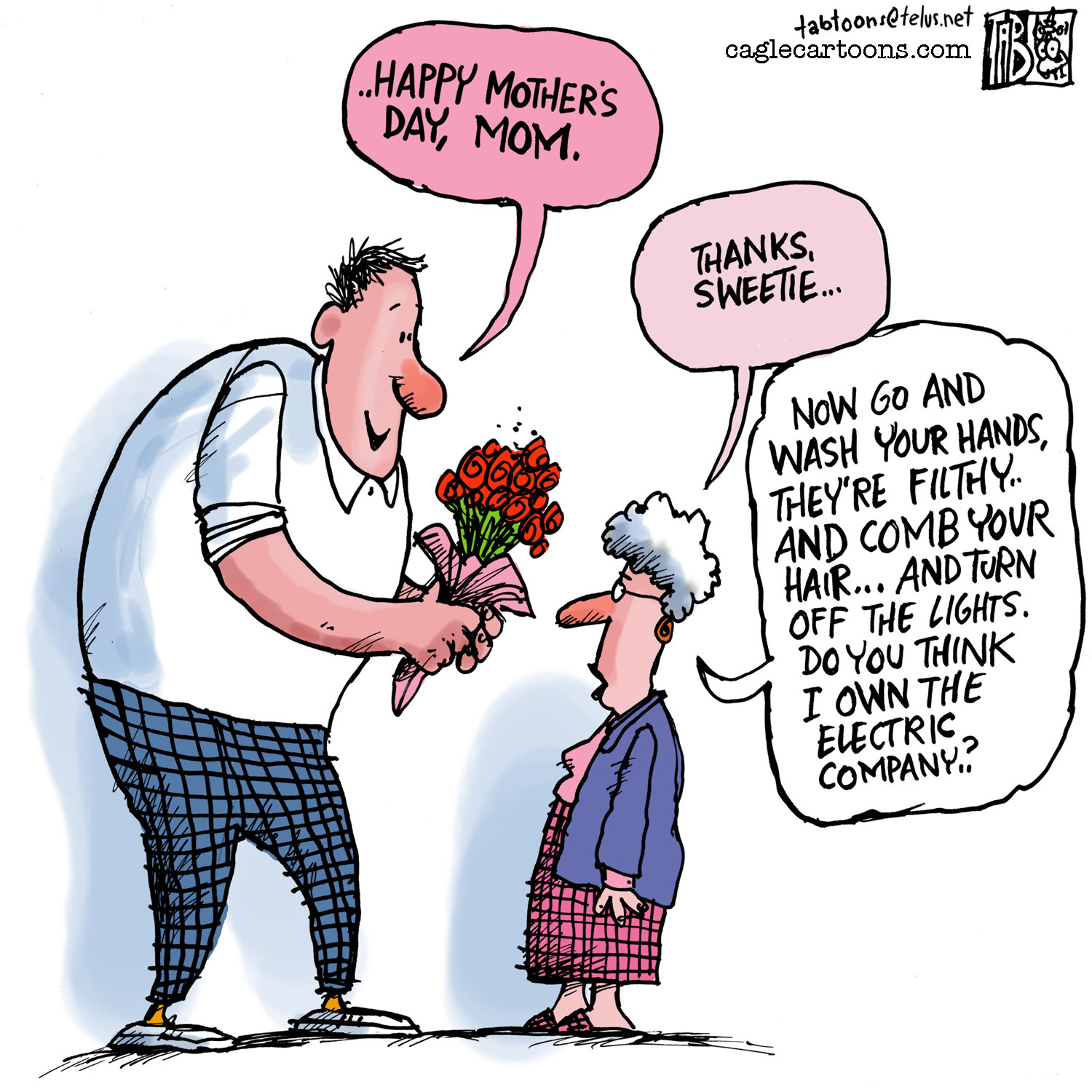 Cartoons: Sweetly mocking Mother's Day
