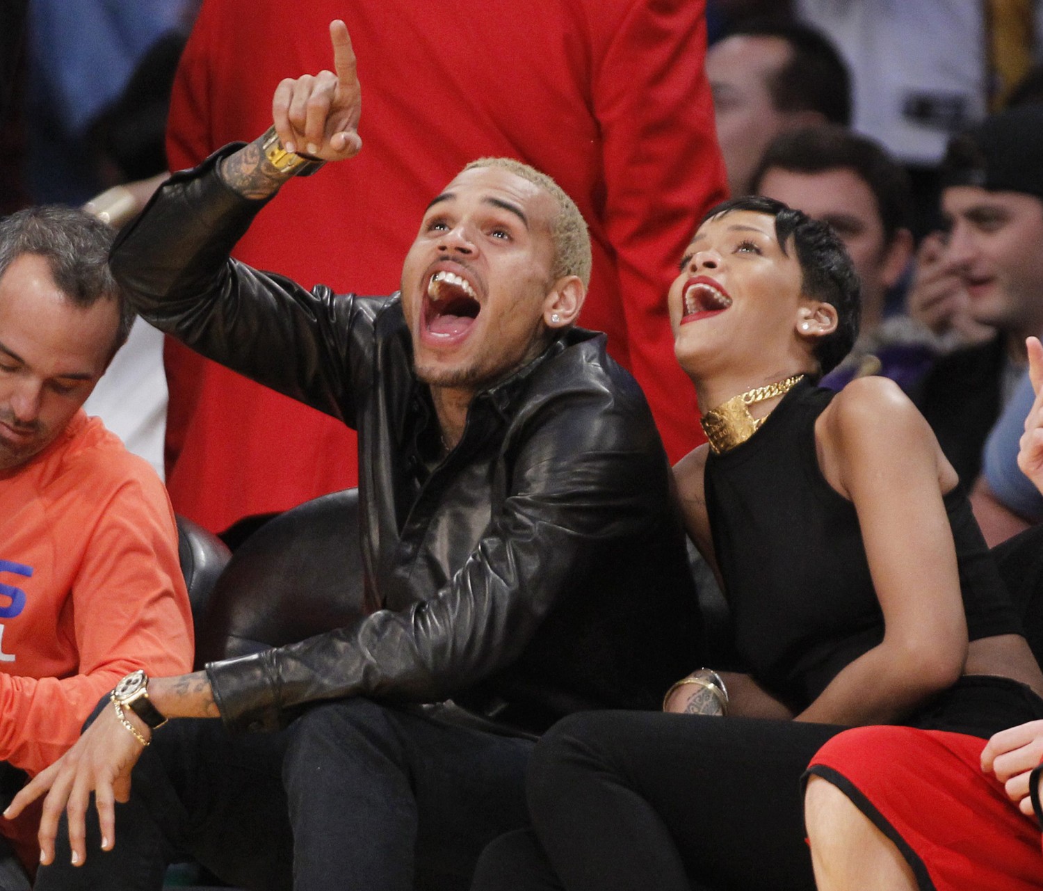 Out & About: Chris Brown Attends Celebrity Basketball Game Hosted By LeBron  James