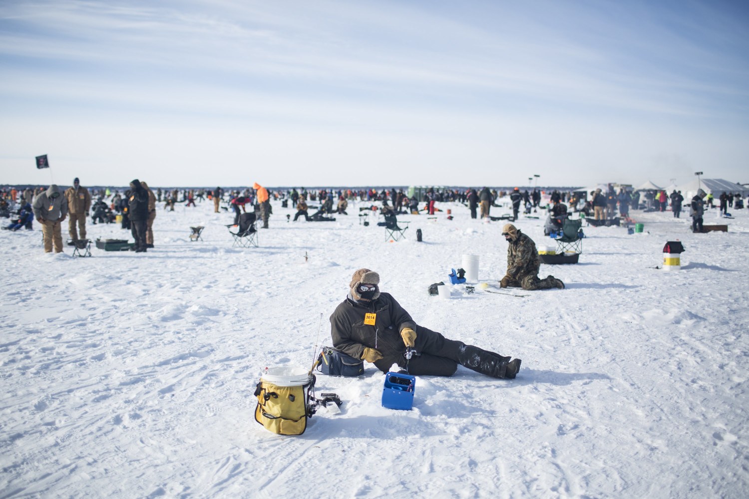 15 inches of ice means Brainerd Jaycees Ice Fishing Extravaganza