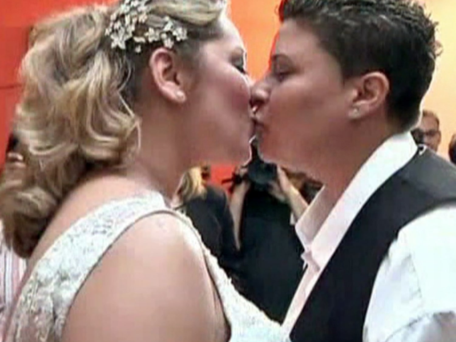 Same-sex couples wed in Brazil