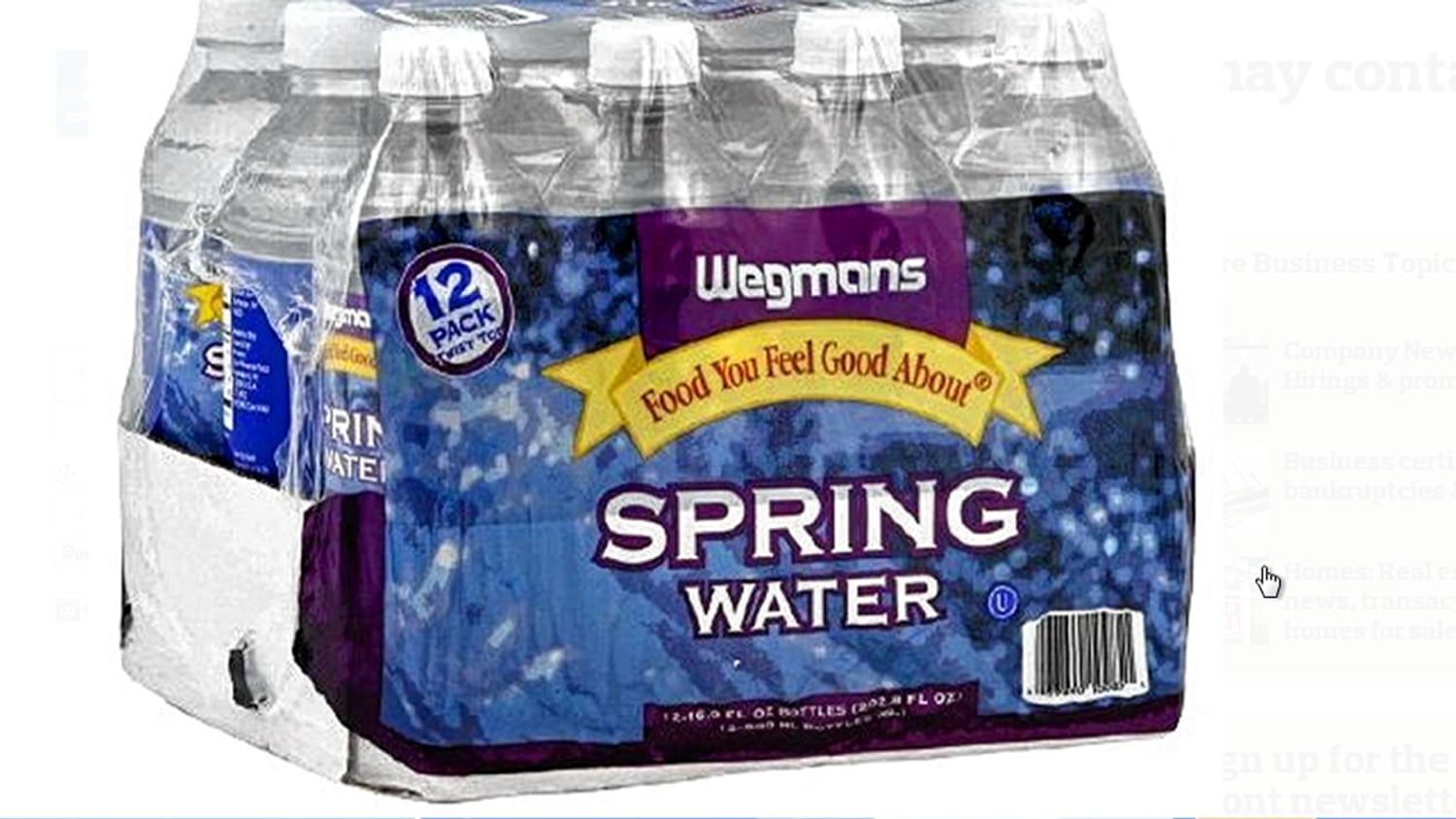 Spring Water -- 22 fl oz | 12 Pack