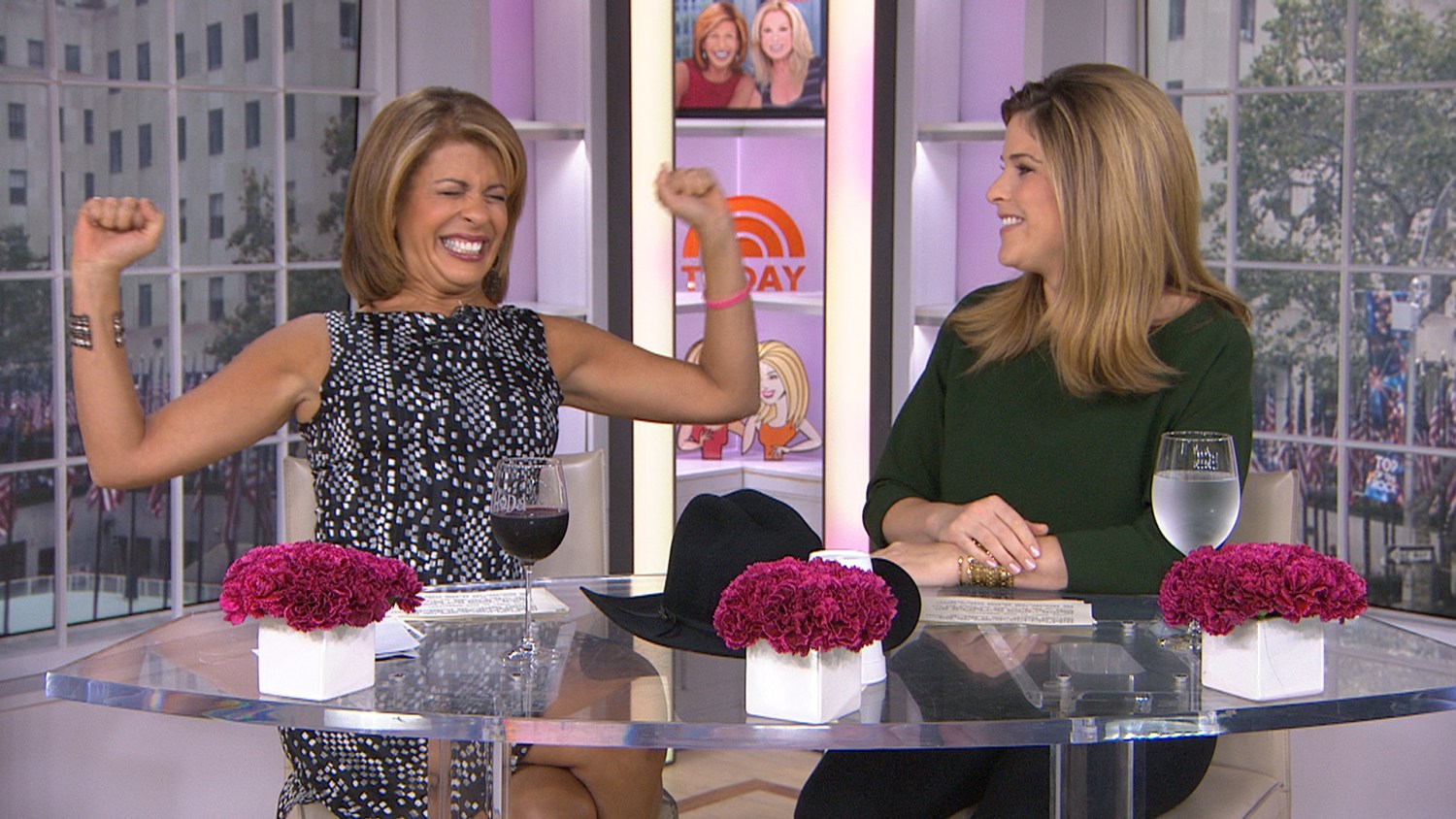 Smooch! Hoda, Jenna share first kiss stories photo picture