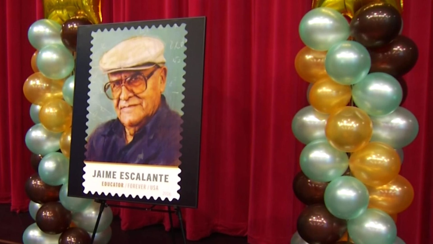 Famed Educator Jaime Escalante Honored With Commemorative Stamp, image size:1500x844