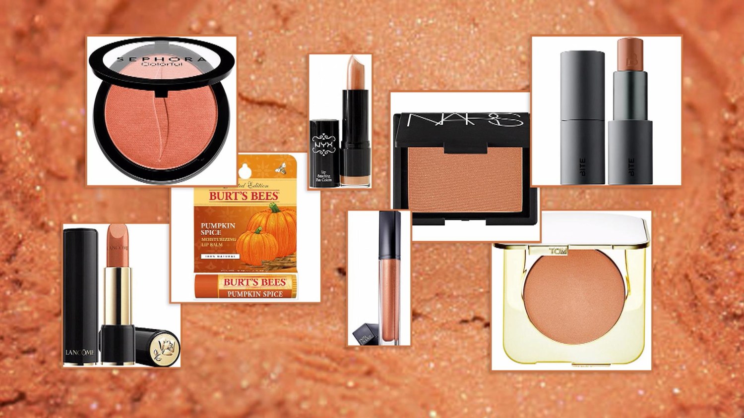 Pumpkin spice-colored fashion and makeup to wear this fall