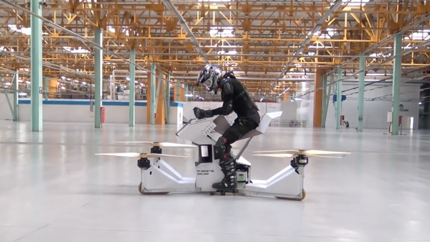 Watch This Futuristic Hoverbike Ace Its Test Flight