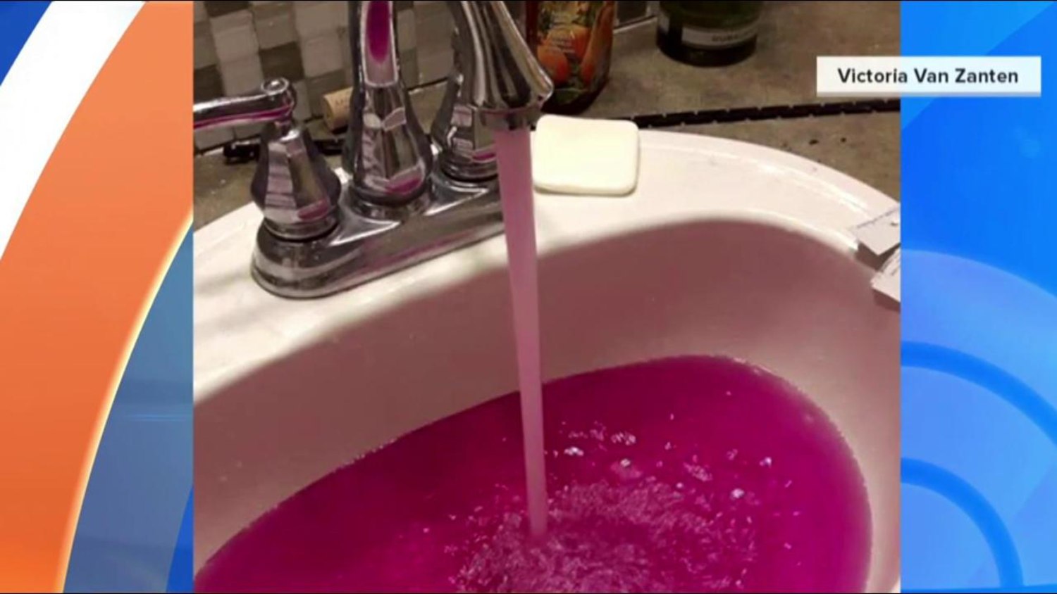 Shocking pink: Canadian town's drinking water turns bright pink