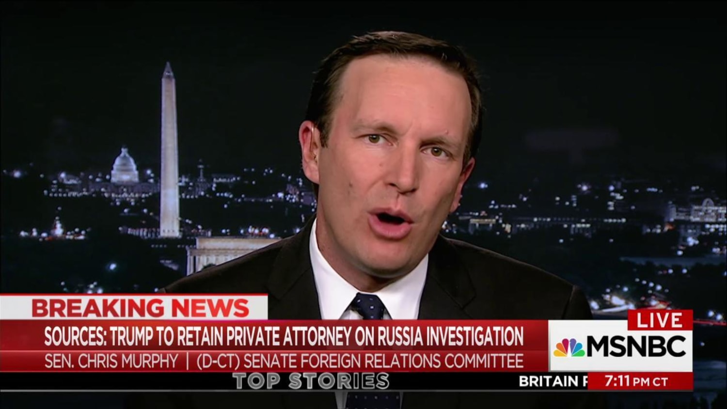 Sen. Murphy: The walls are closing in on Trump