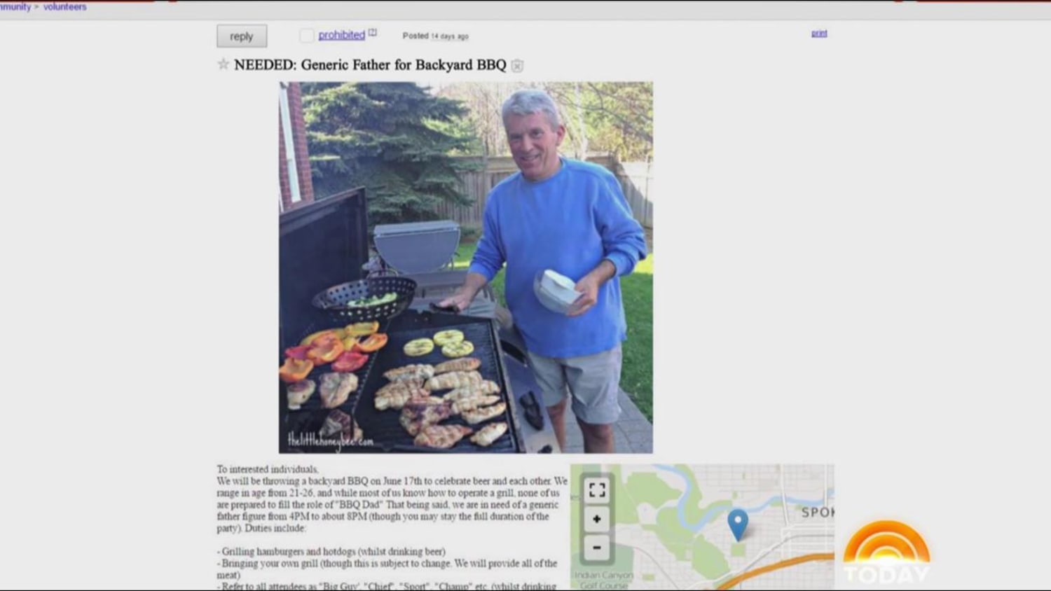 Hilarious ‘generic dad for barbecue’ ad on Craigslist goes viral