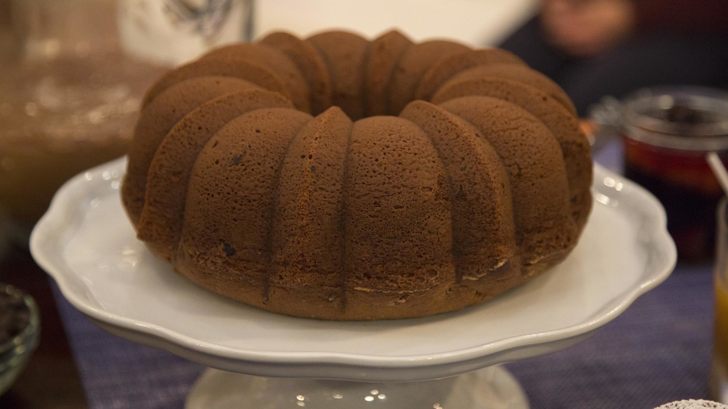 Moist Chocolate Chip Pound Cake in Bundt Pan - Kickass Baker