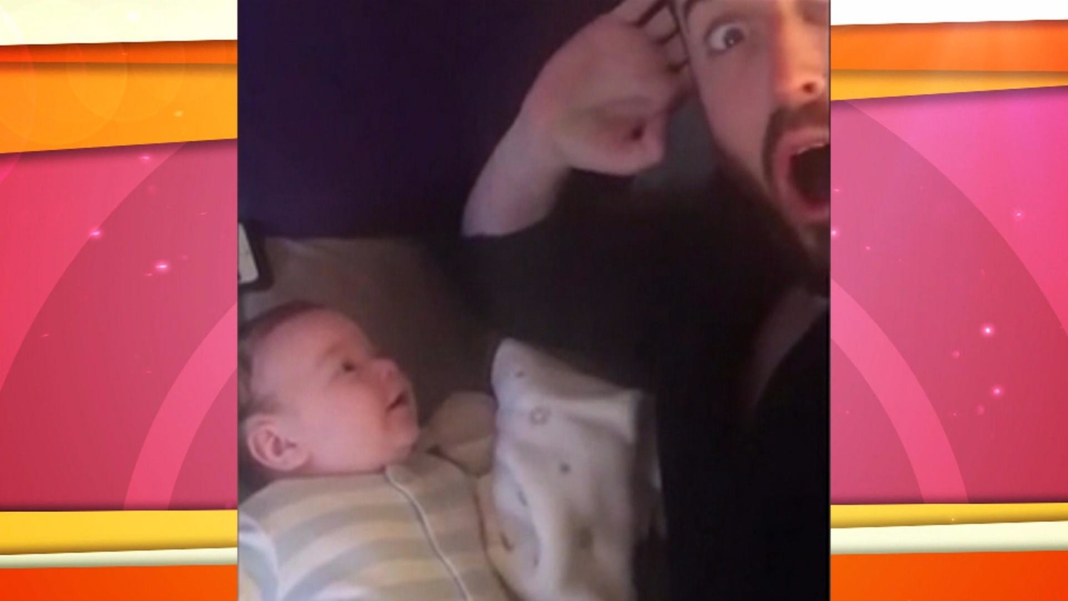 Watch This Baby Say Hello To His Dad At Just 3 Months Old