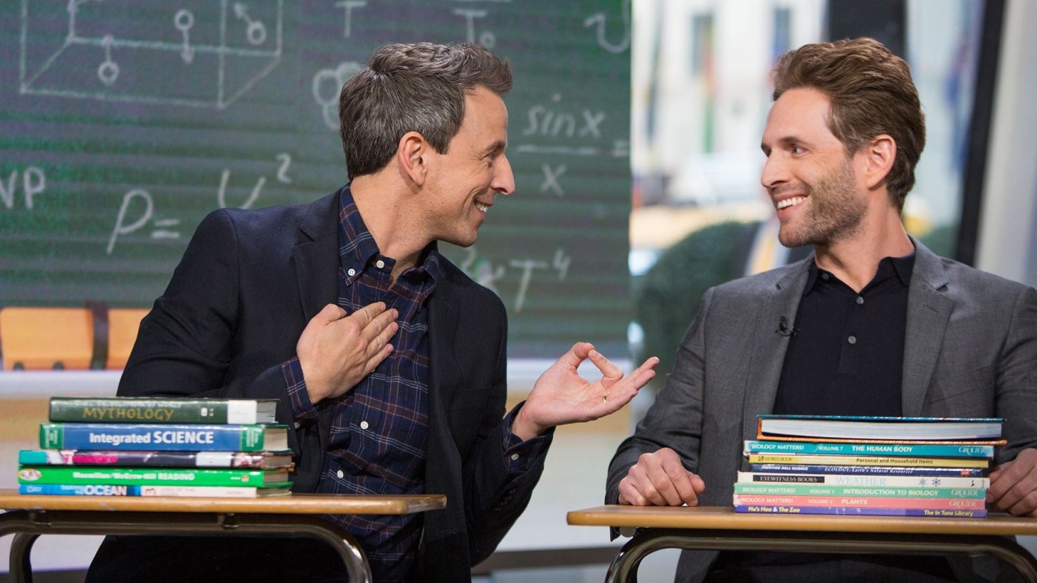 Seth Meyers and Glenn Howerton talk about new comedy ‘A.P. Bio’, image size:1500x844