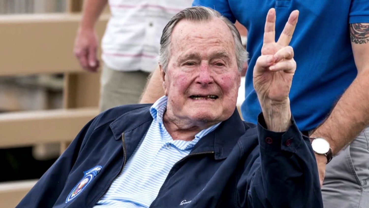 George H.W. Bush Leaves Hospital, Returns Home