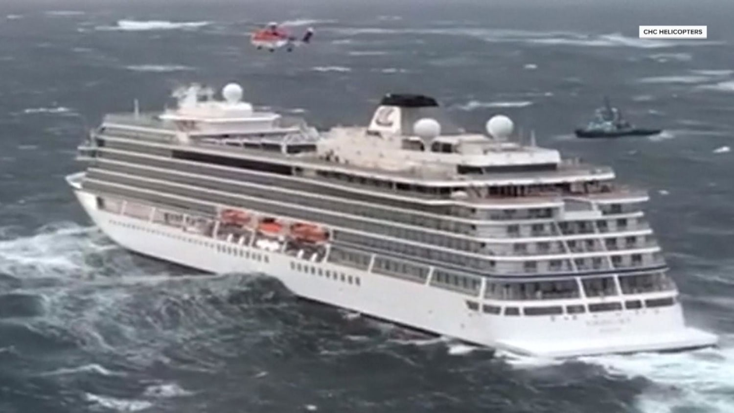 Norway Cruise Ship Towed Safely To Port After Passengers Evacuated By Airlift